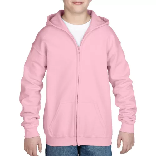 GIB18600-HEAVY-BLEND-YOUTH-FULL-ZIP-HOODED-SWEATSH