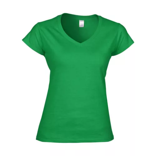 GIL64V00-EX-SOFTSTYLE-LADIES039-V-NECK-T-SHIRT