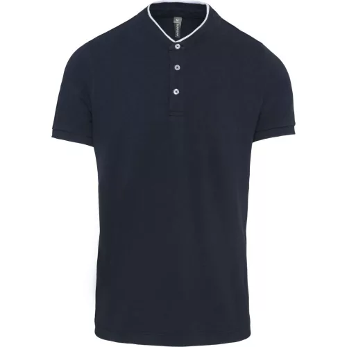 KA223-MEN039S-SHORT-SLEEVE-POLO-SHIRT-WITH-MANDARI
