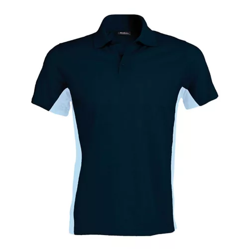 KA232-FLAG-SHORT-SLEEVED-TWO-TONE-POLO-SHIRT