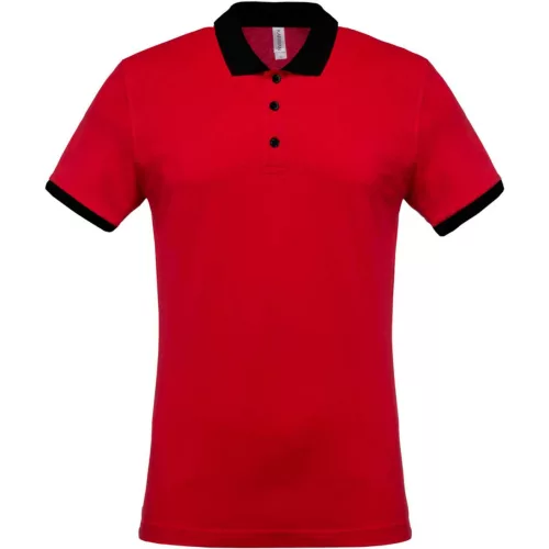KA258-MEN039S-TWO-TONE-PIQUE-POLO-SHIRT