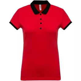 KA259-LADIES-TWO-TONE-PIQUE-POLO-SHIRT