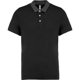 KA260-MEN039S-TWO-TONE-JERSEY-POLO-SHIRT