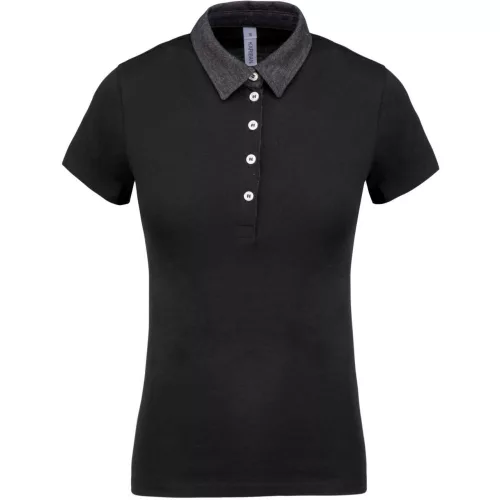 KA261-LADIES039-TWO-TONE-JERSEY-POLO-SHIRT