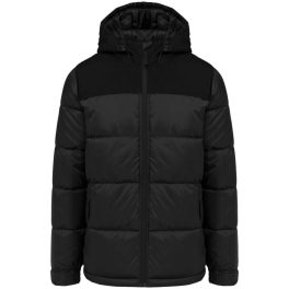 KA6163-UNISEX-BI-TONE-PADDED-JACKET-WITH-HOOD