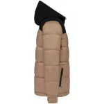 KA6163-UNISEX-BI-TONE-PADDED-JACKET-WITH-HOOD