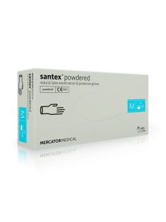   SANTEX LATEX púderezett egyszerhasználatos kesztyű M-es RAKTÁRRÓL