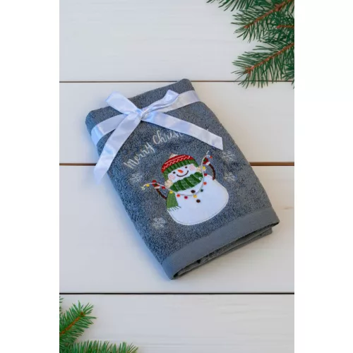 OLXMAS05-OLIMA-CHRISTMAS-TOWEL-SNOWMAN