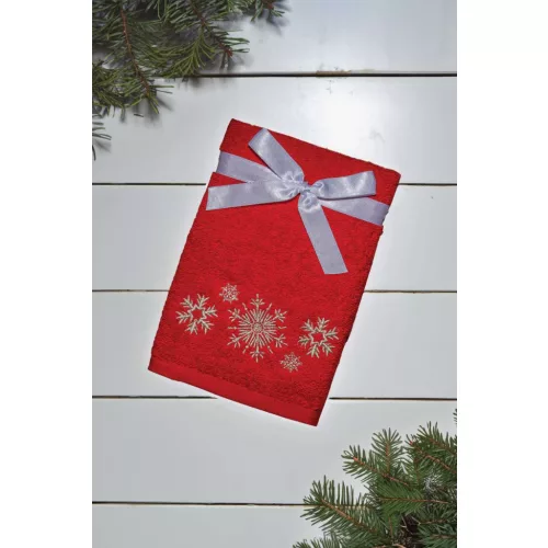 OLXMAS15-OLIMA-CHRISTMAS-TOWEL-SNOWFLAKES-II