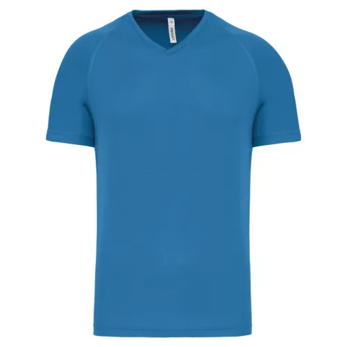 PA476-MENS-V-NECK-SHORT-SLEEVE-SPORTS-T-SHIRT