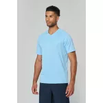 PA476-MENS-V-NECK-SHORT-SLEEVE-SPORTS-T-SHIRT