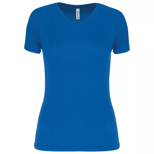 PA477-LADIES-V-NECK-SHORT-SLEEVE-SPORTS-T-SHIRT