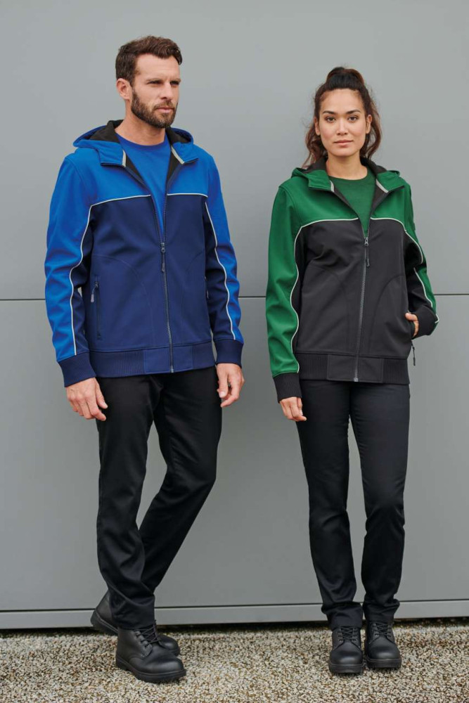 WK450 UNISEX 3-LAYER TWO-TONE BIONIC SOFTSHELL JACKET - ajan