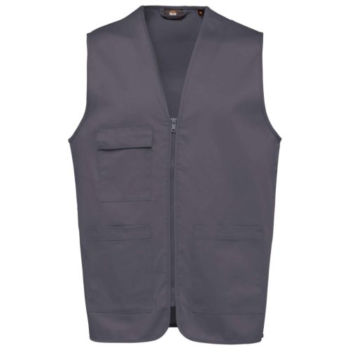 WK608-UNISEX-POLYCOTTON-MULTI-POCKET-VEST